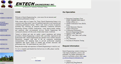 Desktop Screenshot of entechengineeringtexas.com